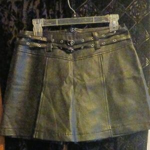 Black Shorts/skirt. Polyurethane